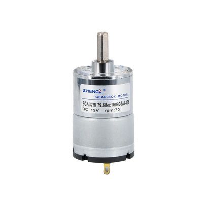 品質  Mahjong table ZHENGKE 12v DC motor and gearbox ZGA32RI 33mm diameter 20RPM 6KG.CM HIGH TORQUE 工場